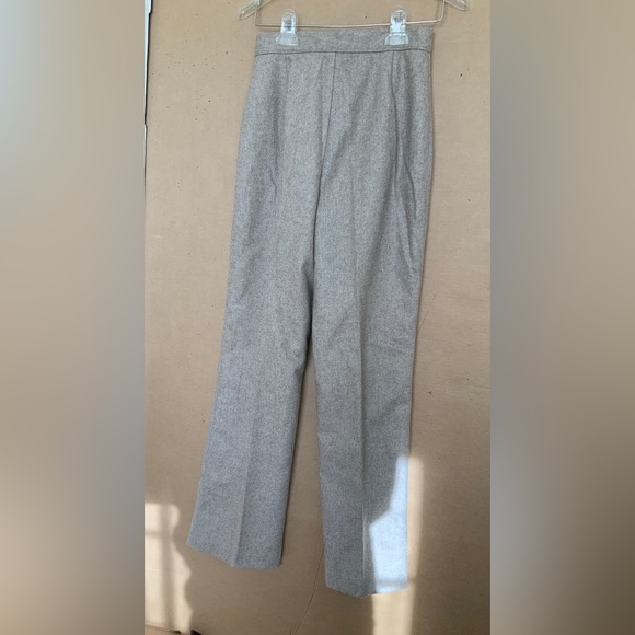 GENUINE USA VINTAGE WOOL BLEND PLEATED PANTS. - Picture 9 of 15